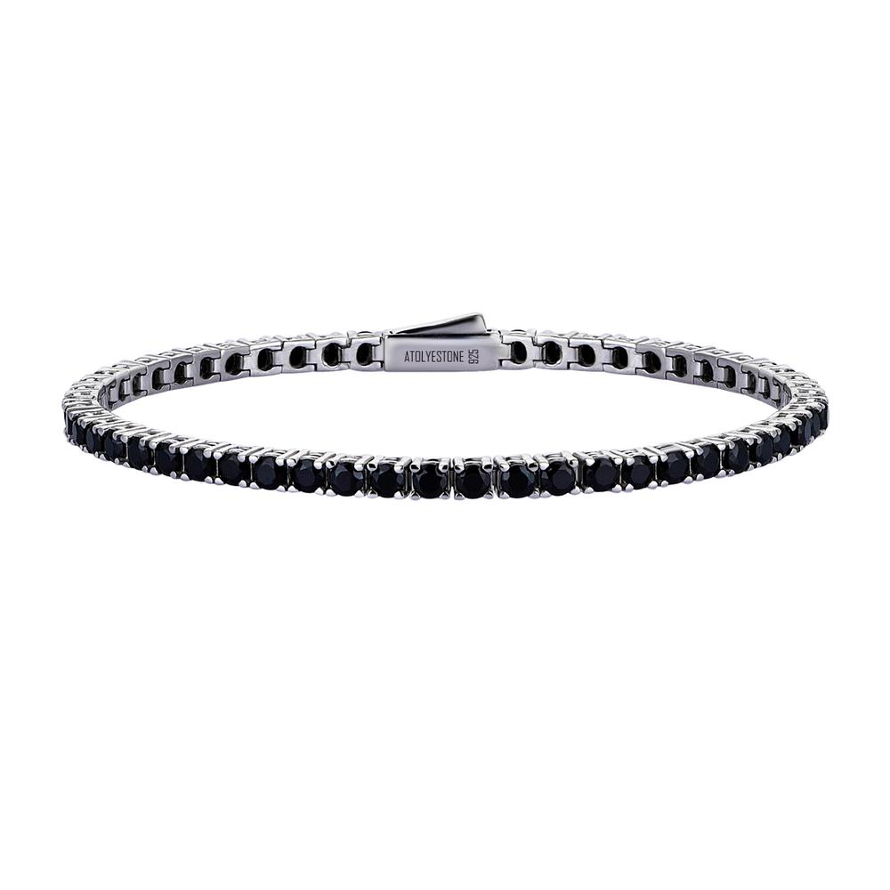 新品未使用 Classic Tennis Bracelet Silver Classic-Tennis-Bracelet-Solid-